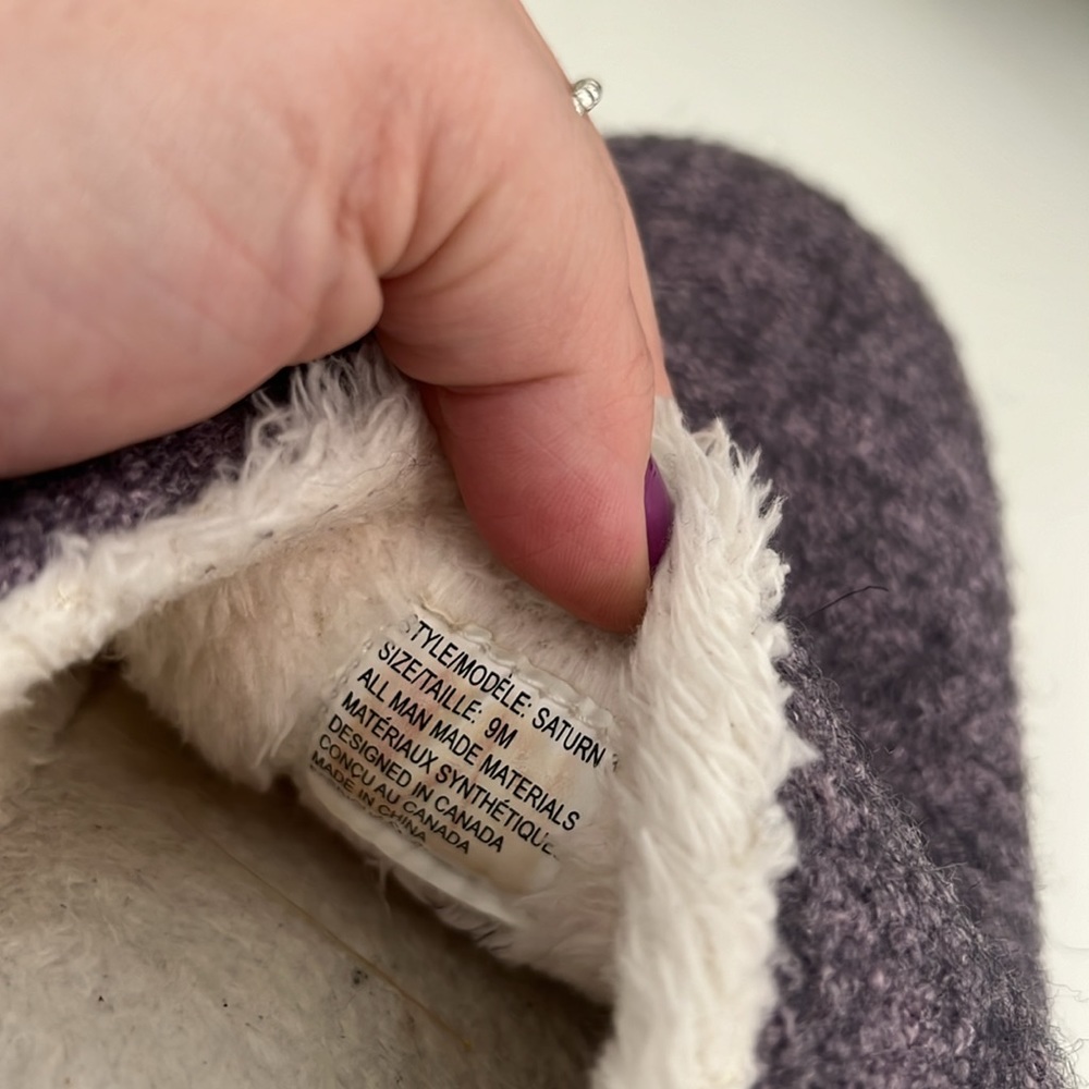 Softmoc Saturn 3 Purple Wool Slippers - Picture 11 of 12